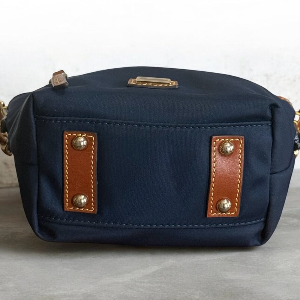 Authentic Dooney & Bourke Navy Blue Nylon Shoulder Bag Handbag! Comes with COA! - Picture 6 of 14